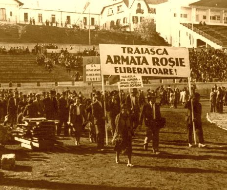paradă de propagandă pentru armata roșie