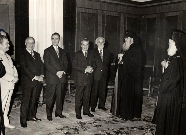 ceaușescu și patriarhul justin moisescu