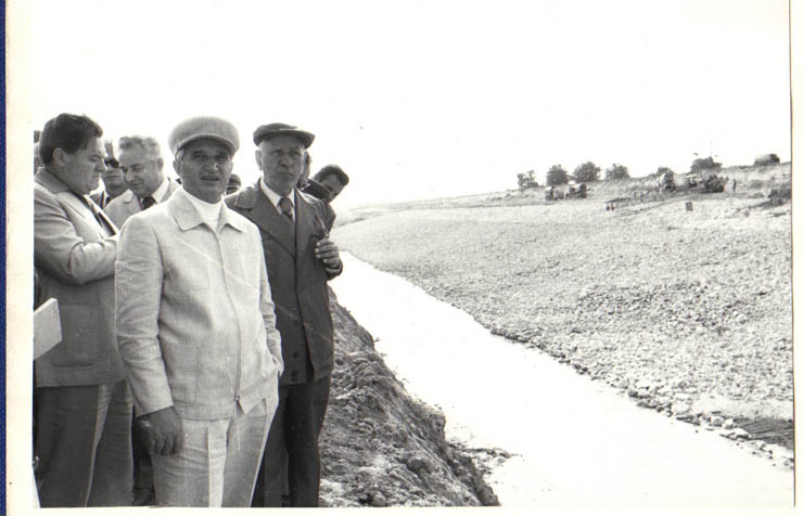 ceaușescu în vizită la canal