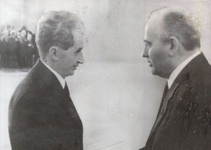 ceaușescu și gorbaciov