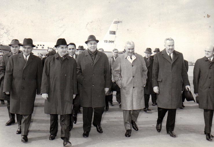 ceaușescu în vizită la moscova