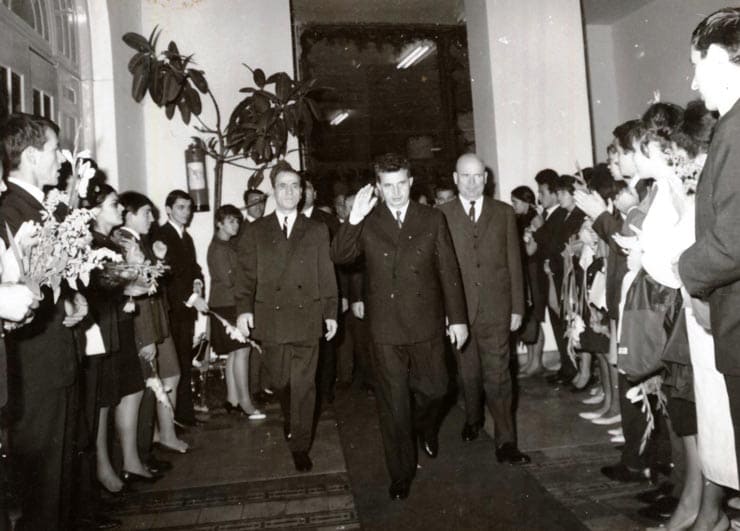 ceaușescu și studenți