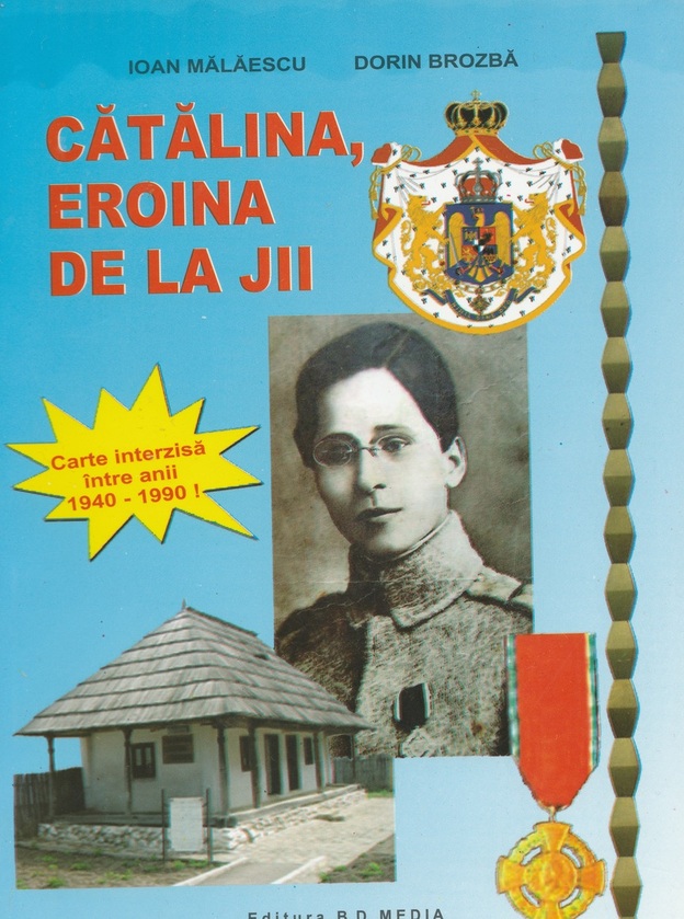 coperta volumului catalina eroina de la jii