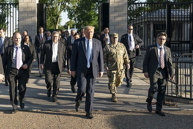 donald trump în vizită