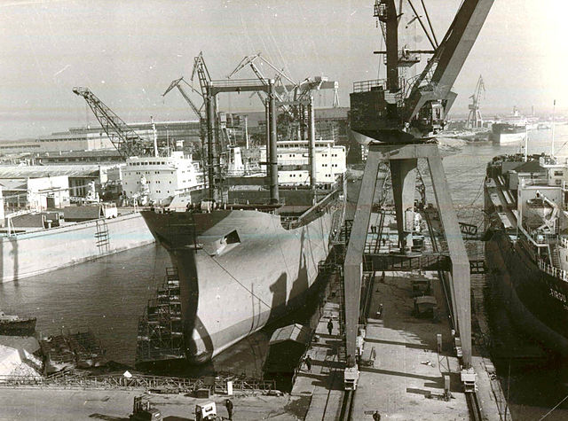 șantier naval în galați