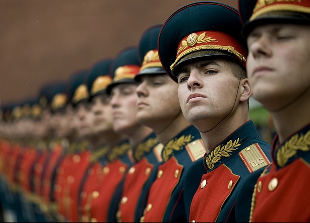 garda de onoare rusă