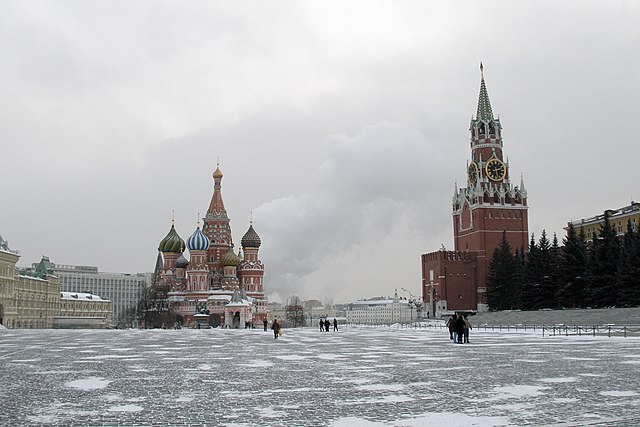 kremlin pe timp de iarnă