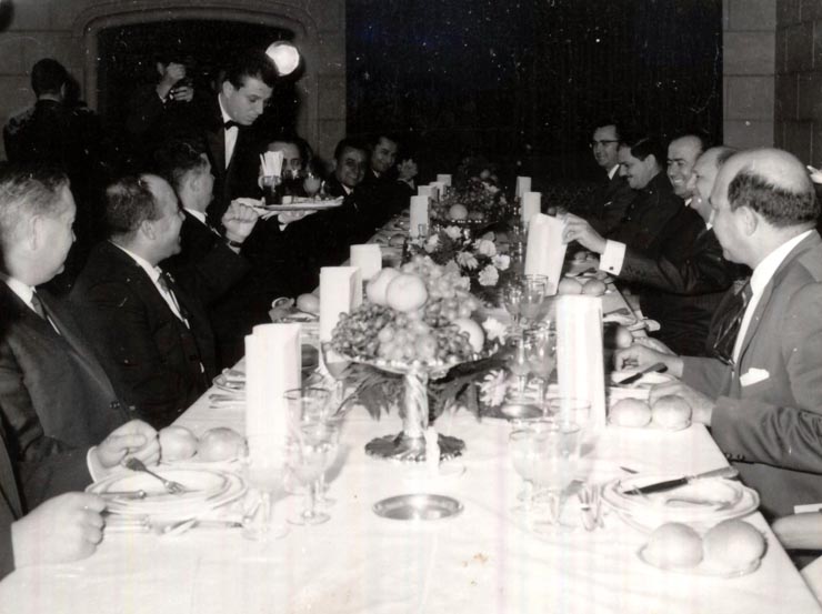 masă festivă în perioada comunistă