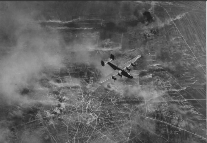 oraș sub bombardament