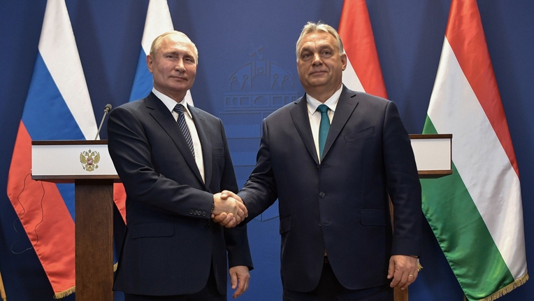 victor orban și vladimir putin