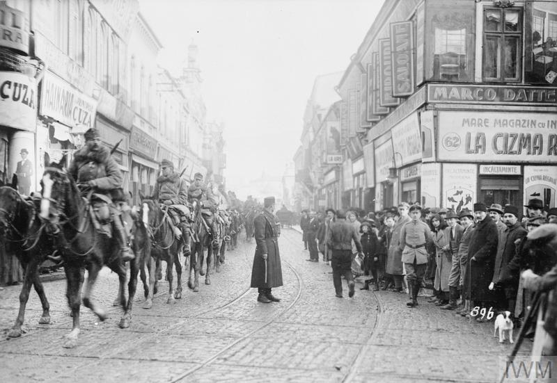 soldați germani în bucurești 1916