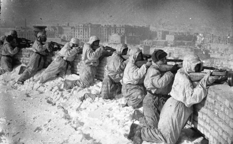 soldați sovietici la stalingrad