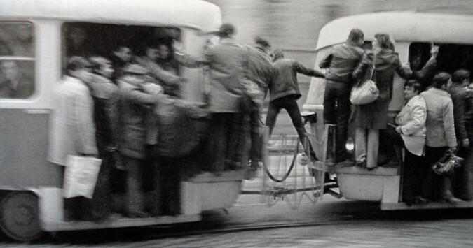 transport public în comunism