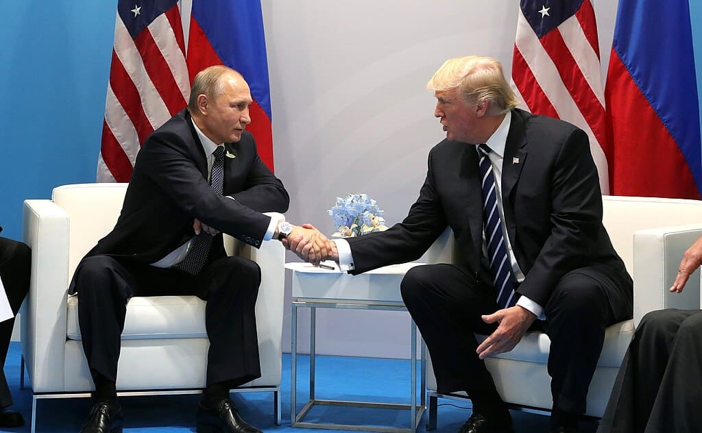 donald trump și vladimir putin