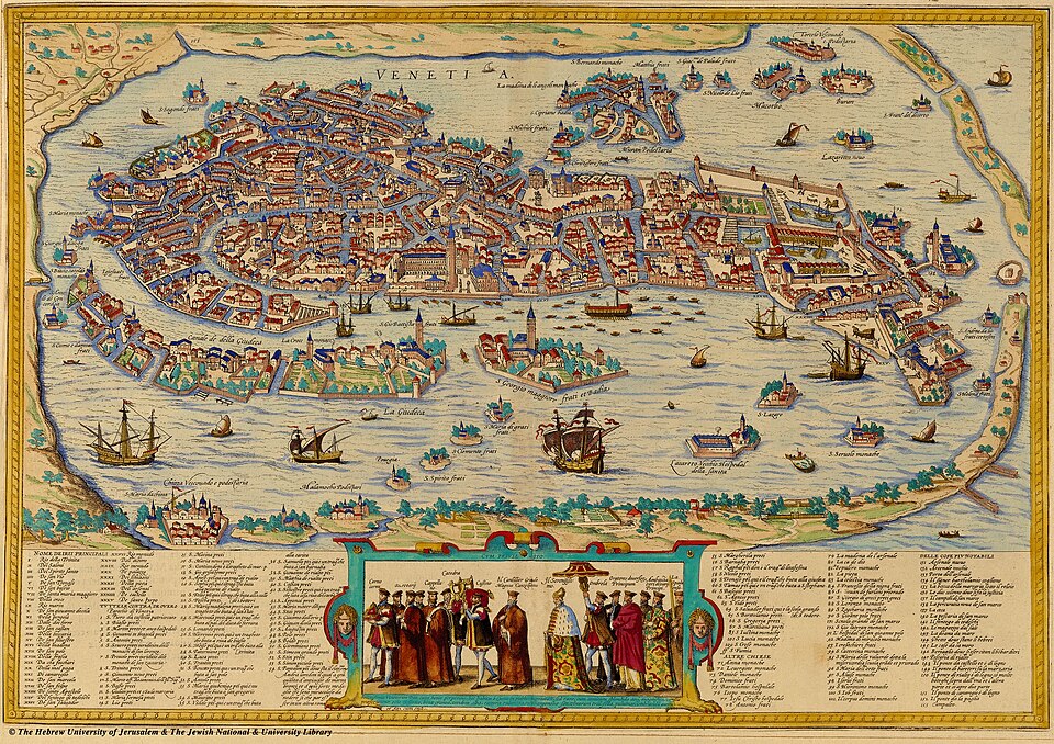 pictură medievală cu veneția