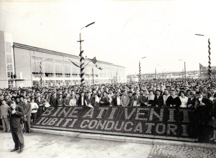 vizită a partidului comunist în bacău