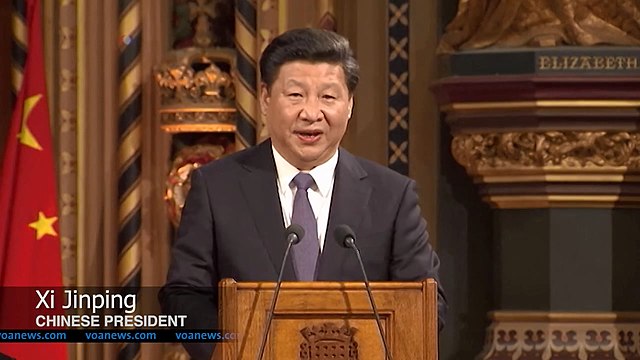 xi jinping in parlamentul britanic