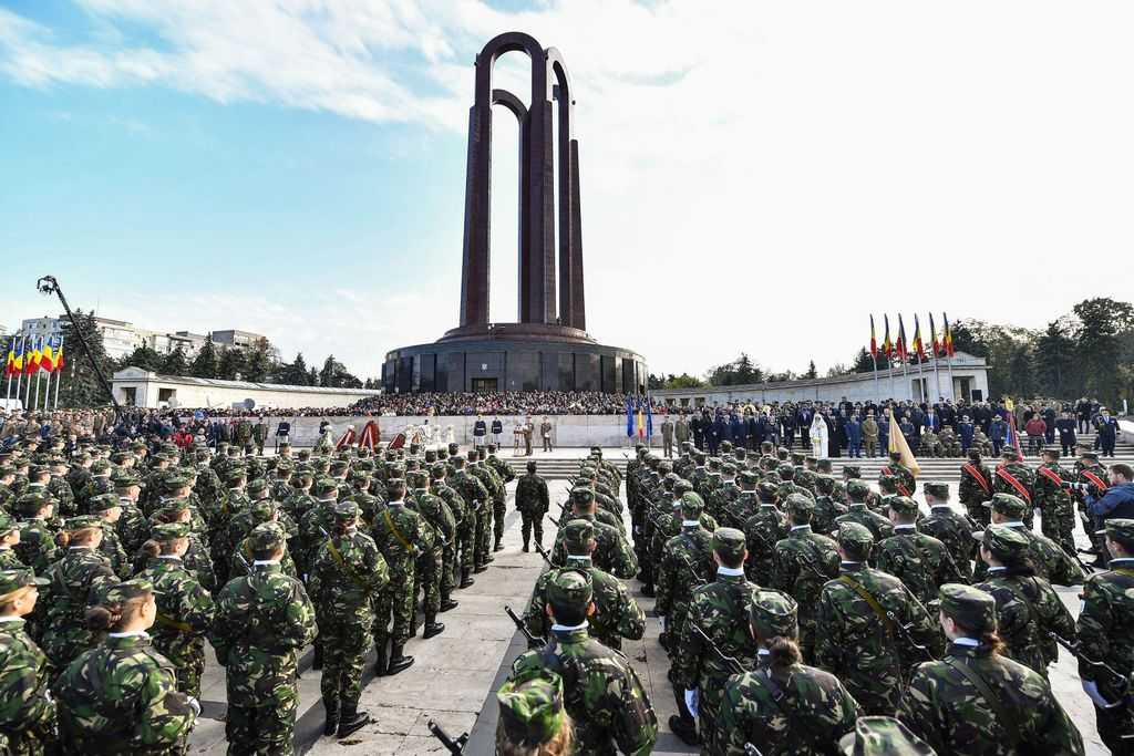 ceremonie de ziua armatei române